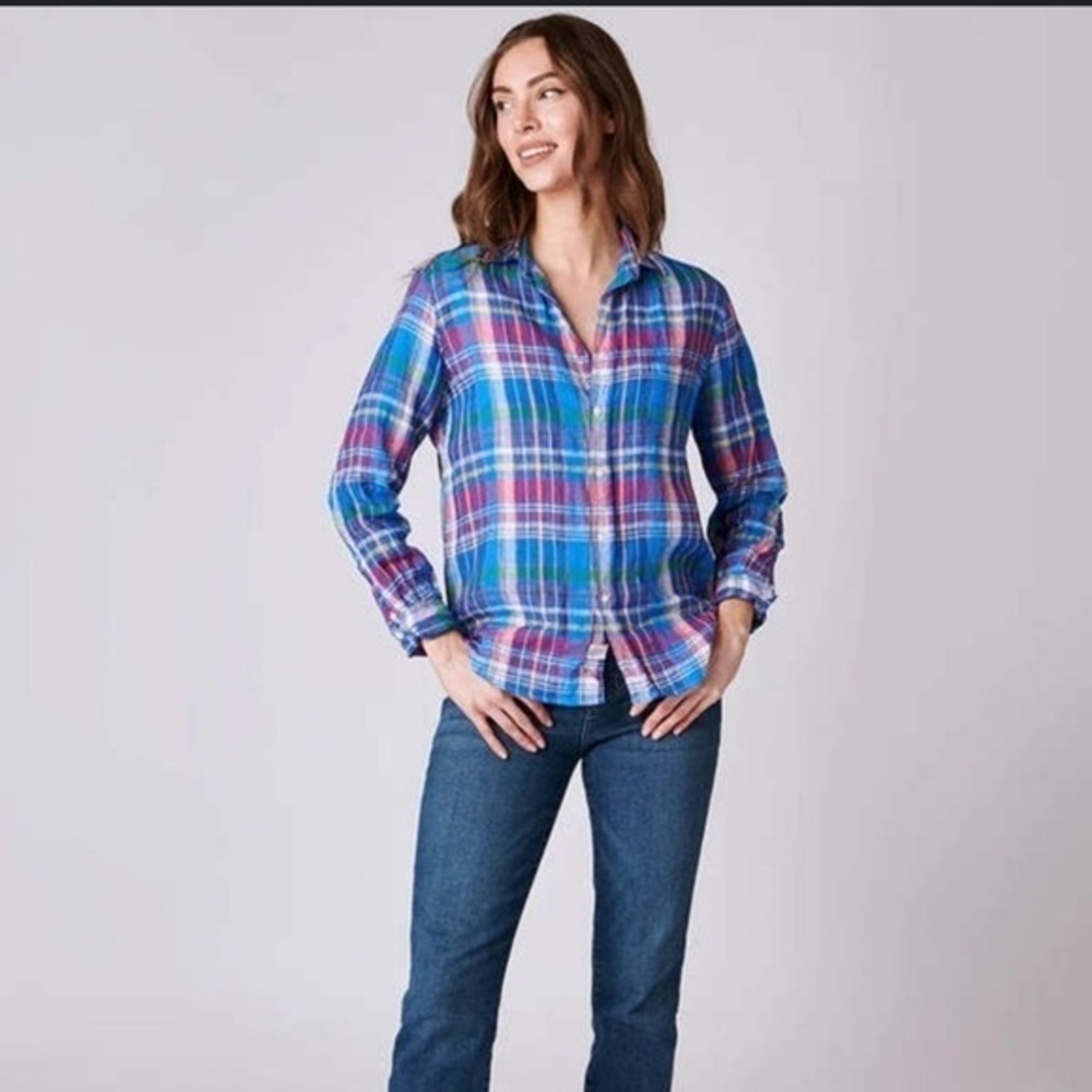 Frank & Eileen Blue Plaid Button-Down Shirt